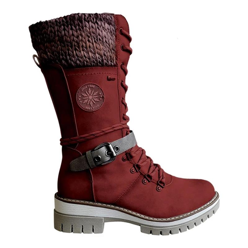 FrostLuxe™ - Premium Waterproof Lace-Up Boots