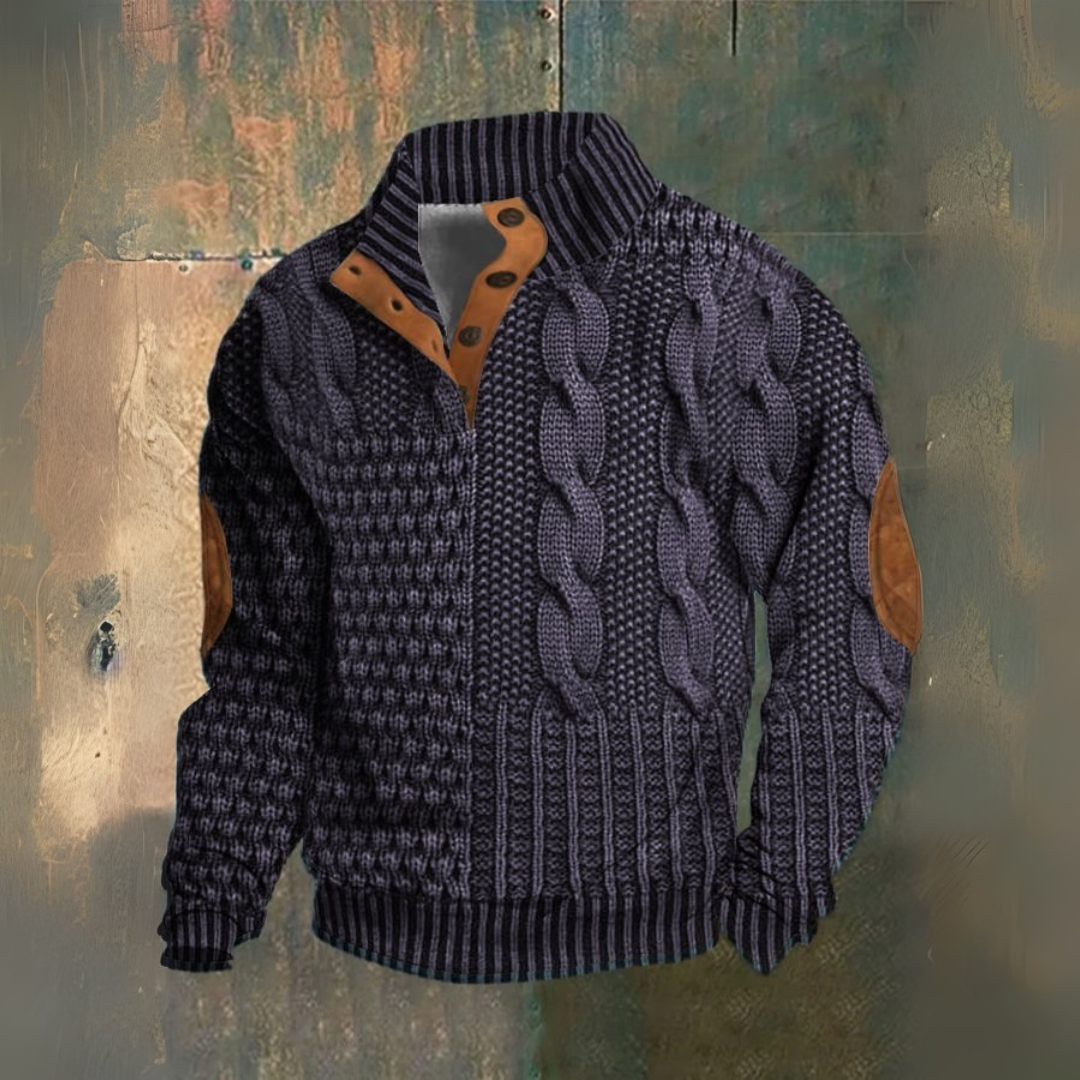 RICCARDO™|HIGH COLLAR SWEATSHIRT