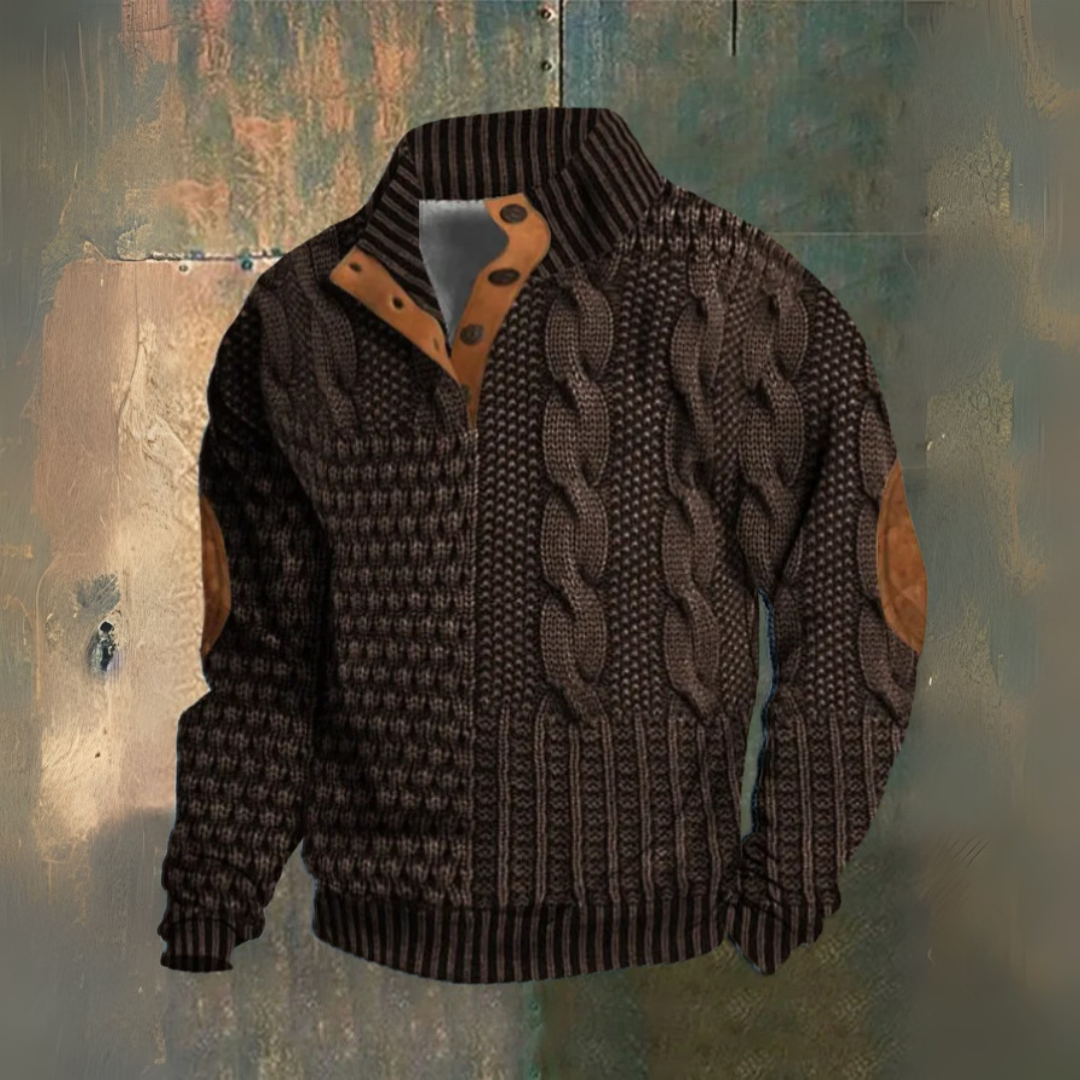 RICCARDO™|HIGH COLLAR SWEATSHIRT