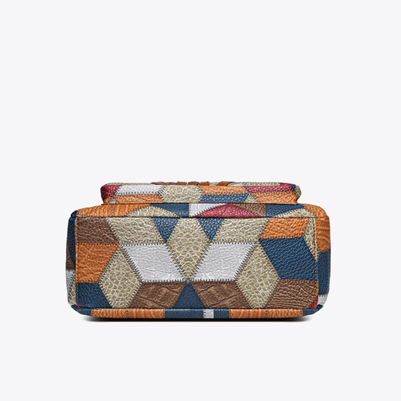 Fern Patchwork Shoulder Bag