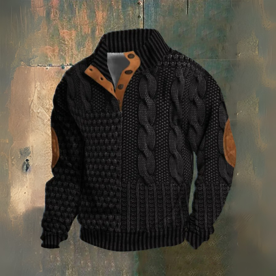 RICCARDO™|HIGH COLLAR SWEATSHIRT