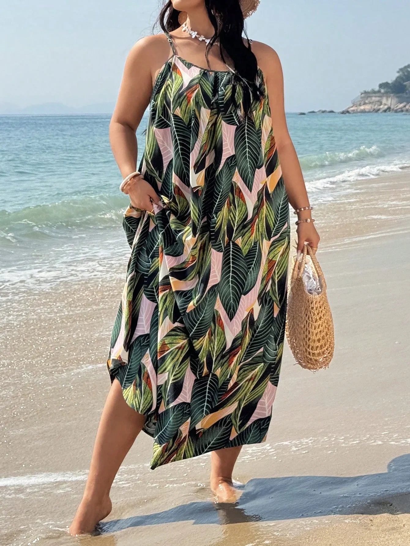 Paisley - Plus Size Boho Summer Maxi Dress