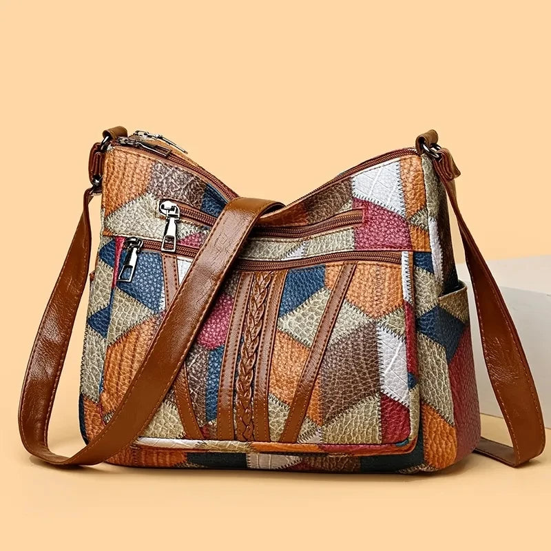 Fern Patchwork Shoulder Bag