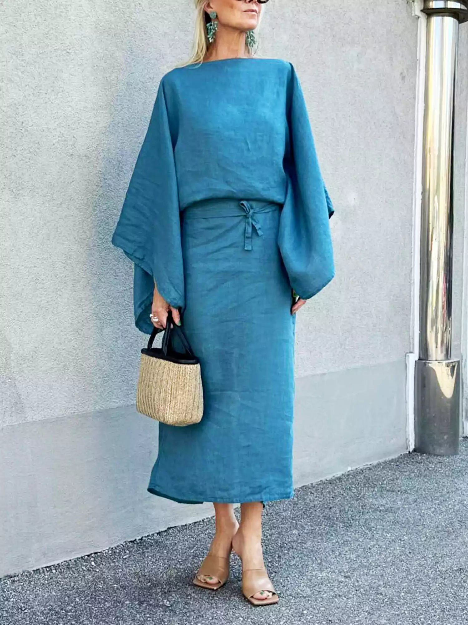 Gianna - Kimono Midi Dress