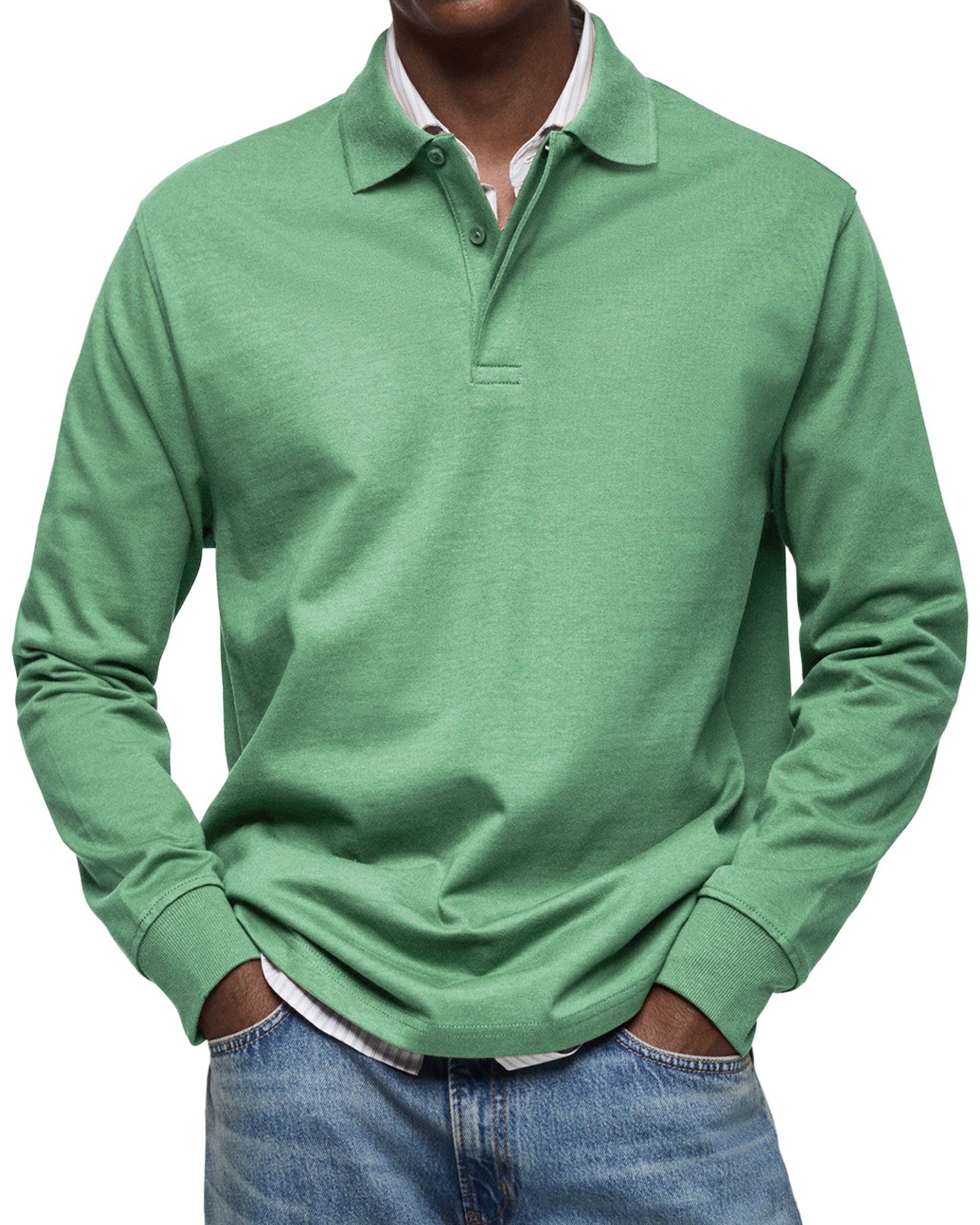 Richard™ | Casual Polo Shirt with Long Sleeves
