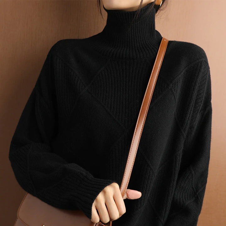 Martha - Diamond Knit Sweater
