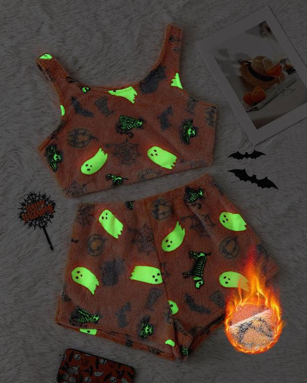 Luna⢠| Halloween Flannel Pajama with Reflective Details