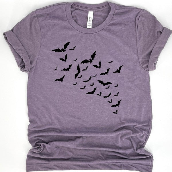 Plus - Halloween t-shirt Flying Bats / Bat Swarm