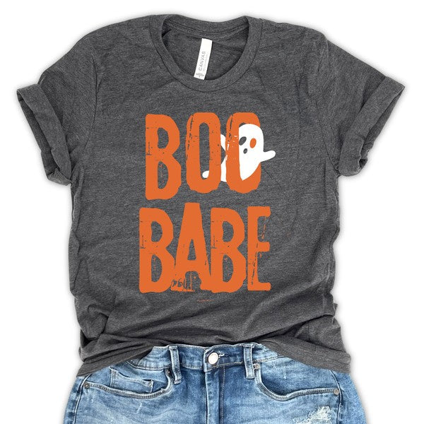 Boo Babe Ghost Halloween T-shirt