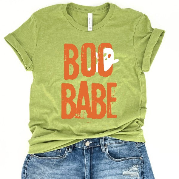 Boo Babe Ghost Halloween T-shirt