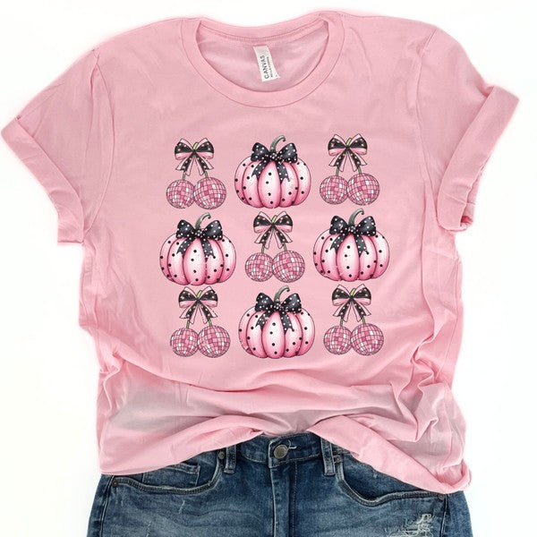 Halloween t-shirt retro pumpkin disco cherry balls