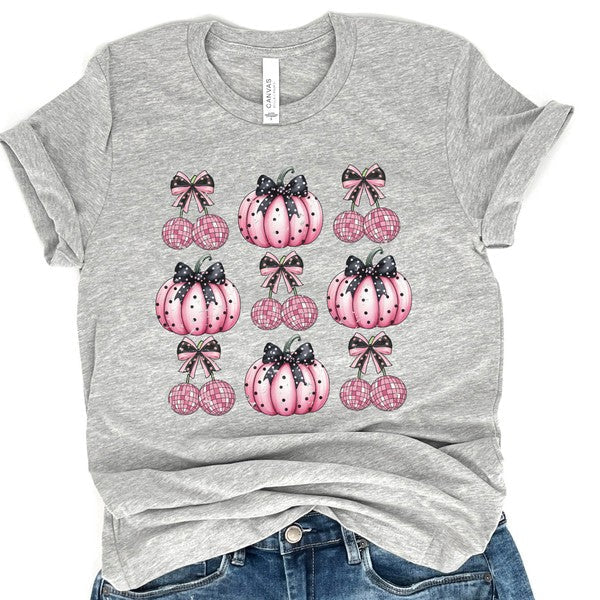 Halloween t-shirt retro pumpkin disco cherry balls