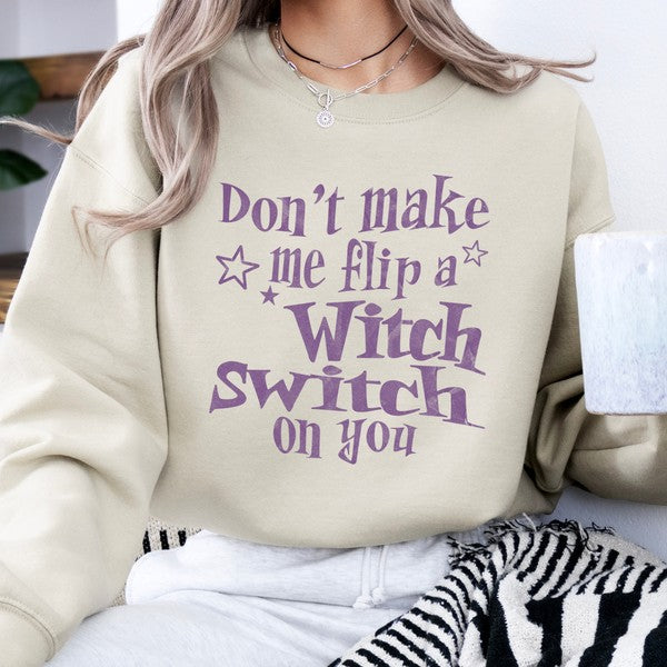 Funny Halloween Witch Women's Sweatshirt