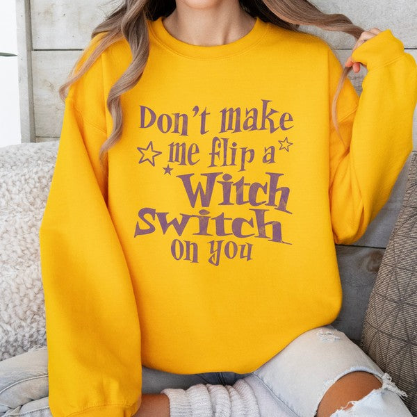 Funny Halloween Witch Women's Sweatshirt