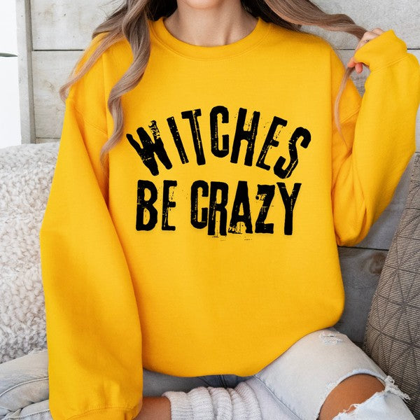 Witches be crazy Funny Halloween sweatshirt