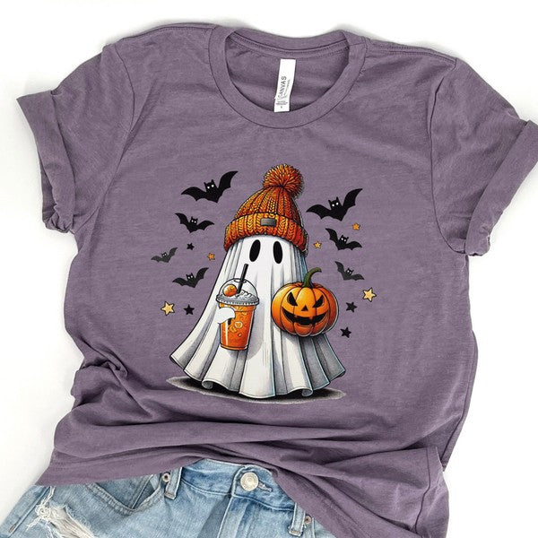 Pumpkin spice funny Halloween ghost t-shirt