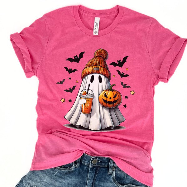 Pumpkin spice funny Halloween ghost t-shirt