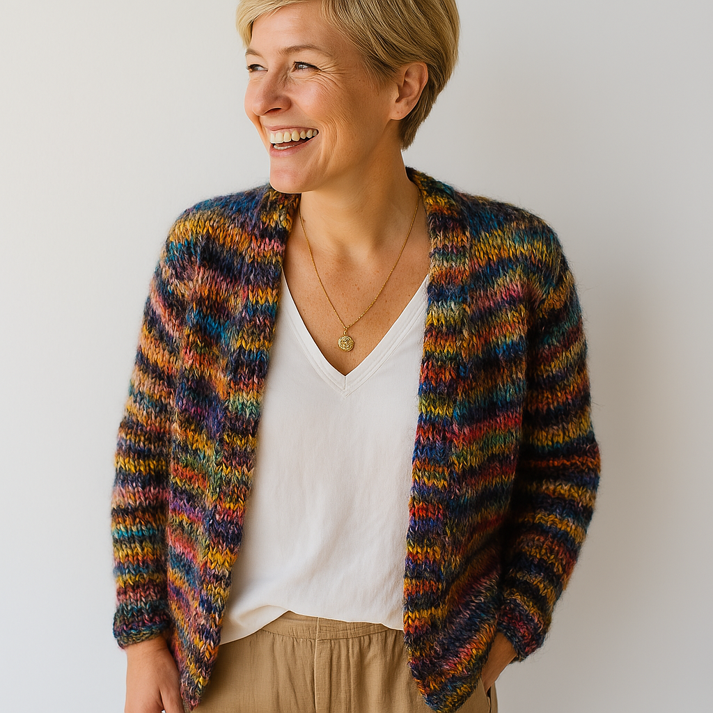 Courtney | Colorful Knitted Cardigan