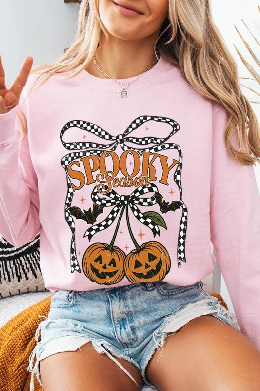 Pumpkin Cherries Graphic Sweatshirt