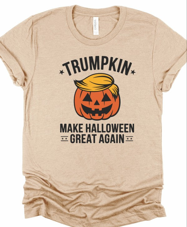 Trumpkin Making Halloween Great Again Graphic Tee