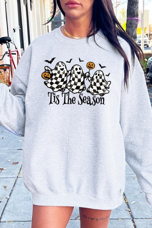 Retro Ghosts Graphic Sweatshirt