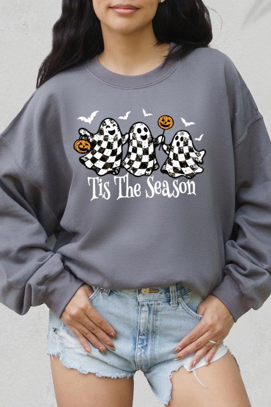 Retro Ghosts Graphic Sweatshirt