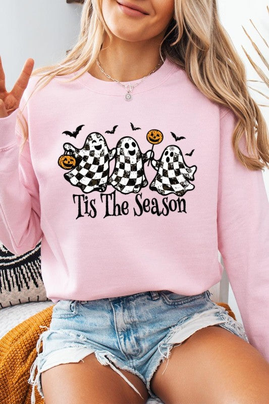 Retro Ghosts Graphic Sweatshirt