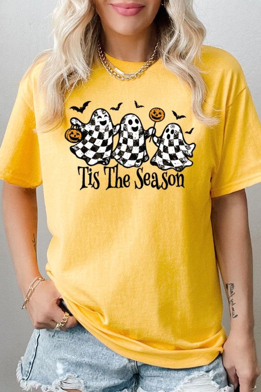 Retro Ghosts Graphic Heavy Cotton Tee