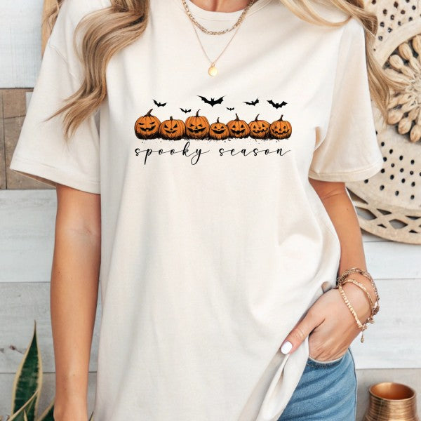 Spooky Season Halloween Graphic Tee Top