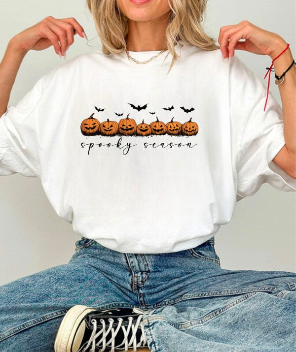 Spooky Season Halloween Graphic Tee Top