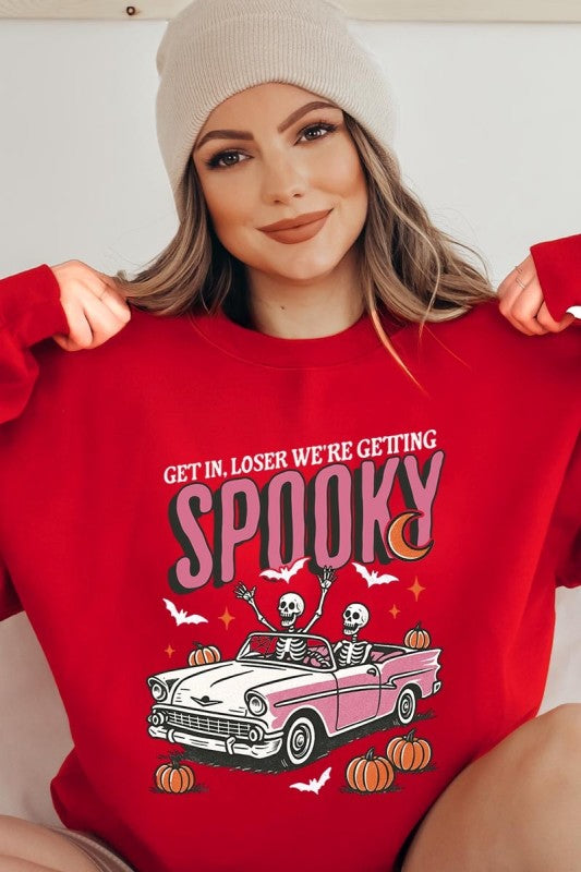 Spooky Skeleton Graphic Sweatshirt