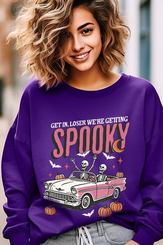 Spooky Skeleton Graphic Sweatshirt