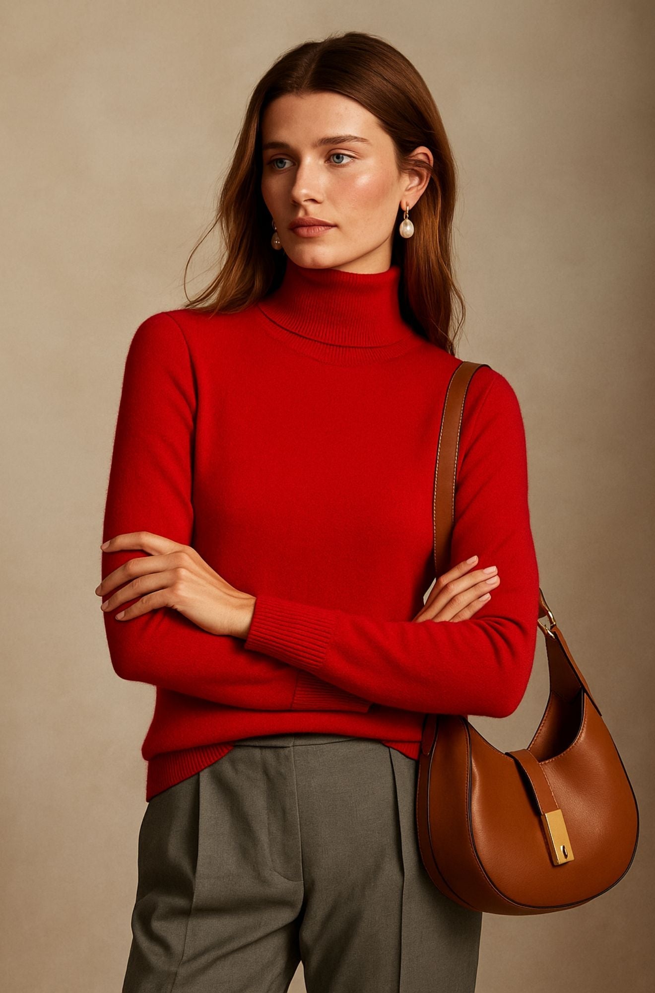 Amara| Cashmere Turtleneck Sweater