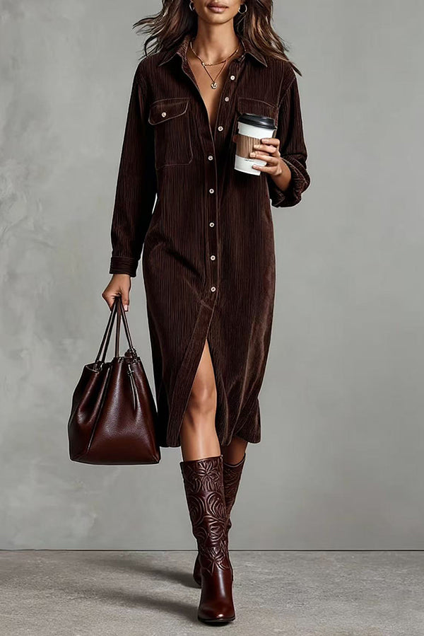 Élodie - Double Chest Pocket Dress