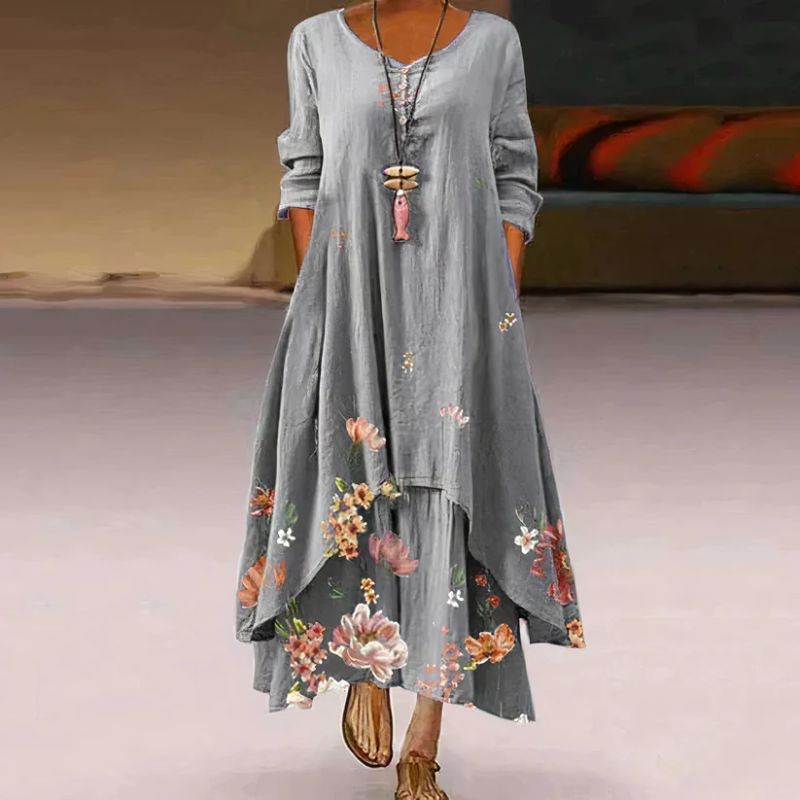 Jane - Layered Boho Maxi Dress