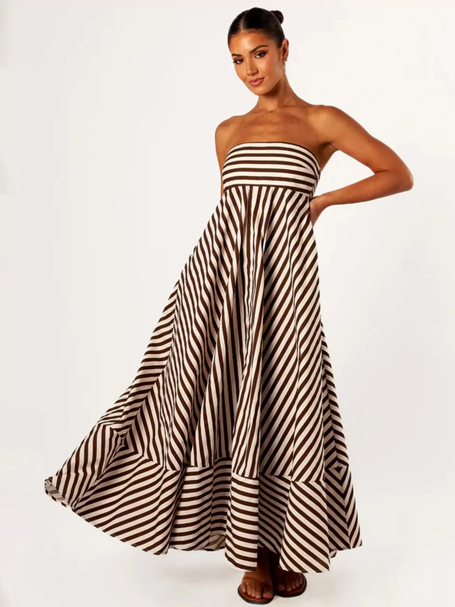 Claire - Strapless Maxi Dress