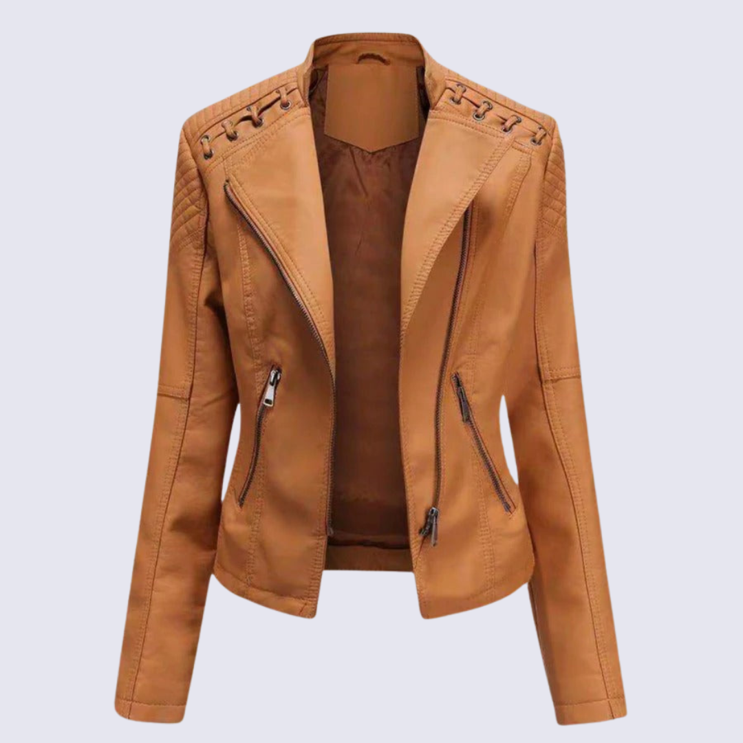 Lena - Women's Faux Leather Jacket