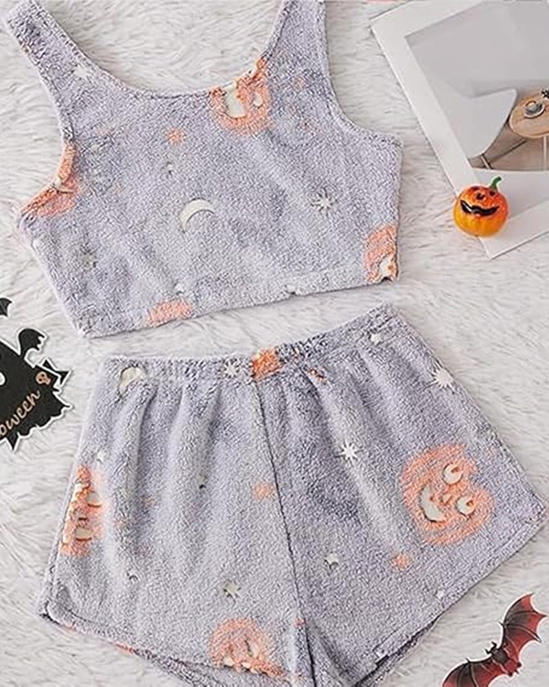 Luna™ | Halloween Flannel Pajama with Reflective Details