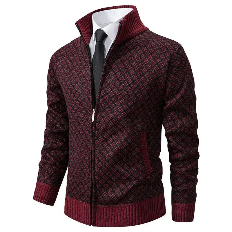 Ashford & Co. | Men’s Premium Soft-Touch Zip-Up Sweater