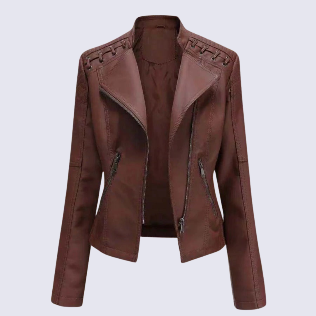 Lena - Women's Faux Leather Jacket