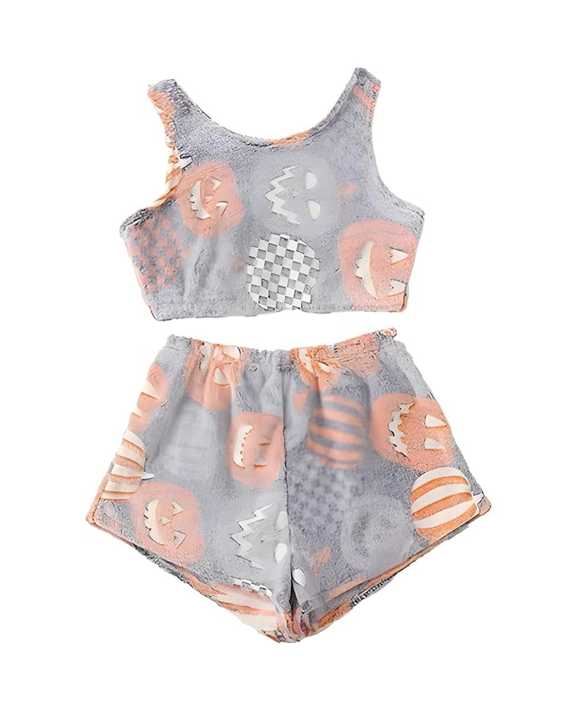Luna™ | Halloween Flannel Pajama with Reflective Details
