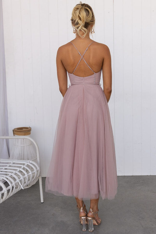 Karen - Tulle Midi Dress