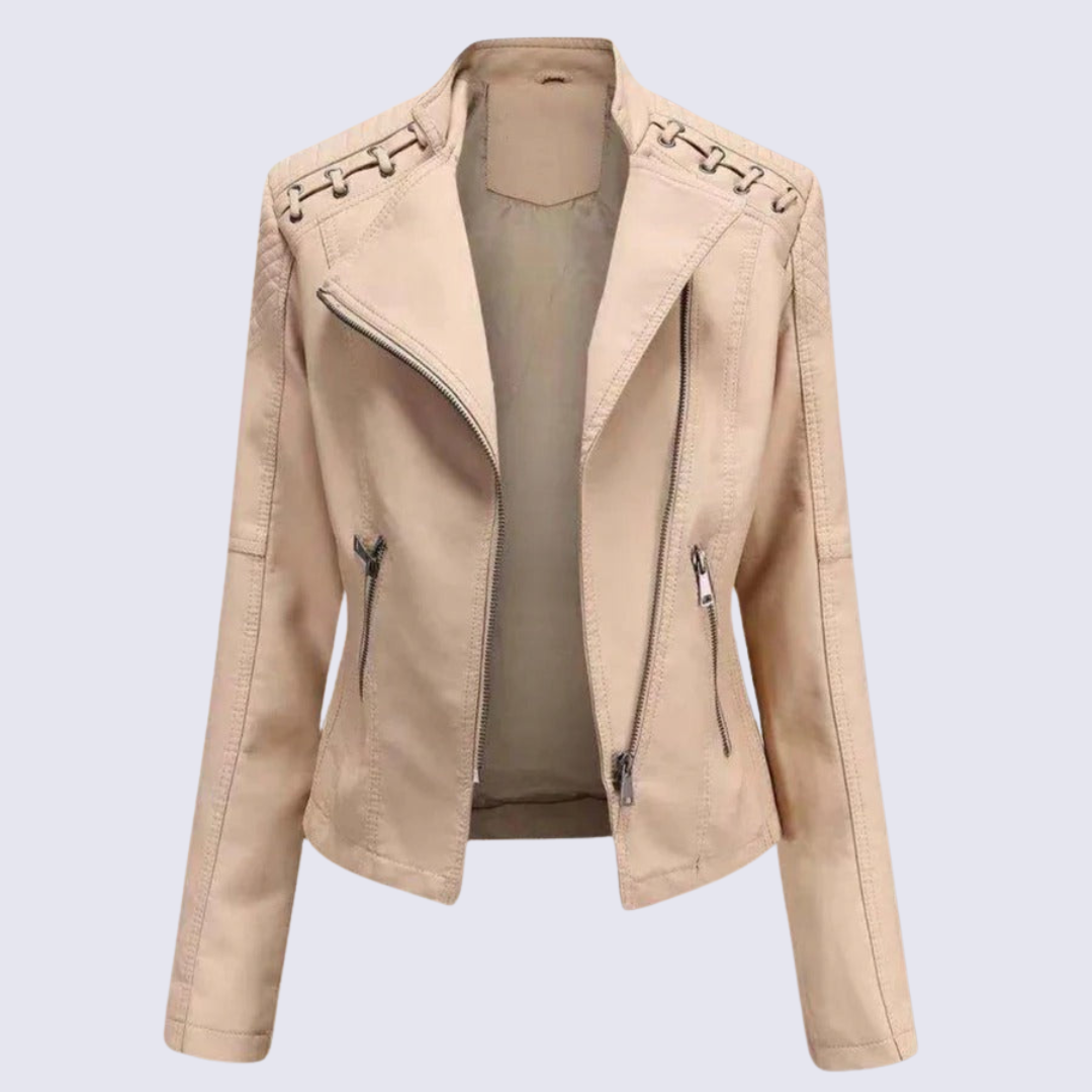 Lena - Women's Faux Leather Jacket