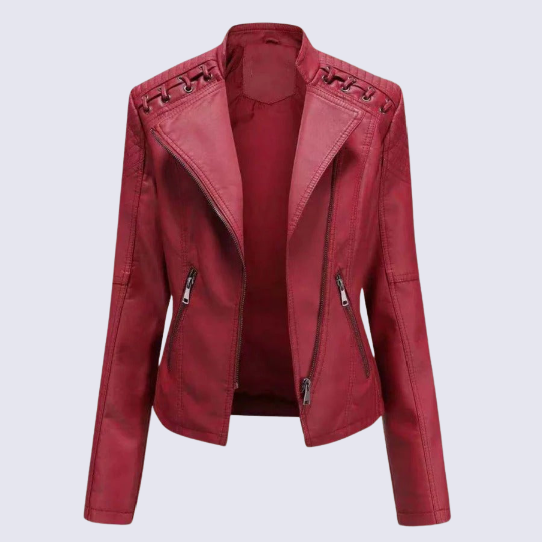 Lena - Women's Faux Leather Jacket
