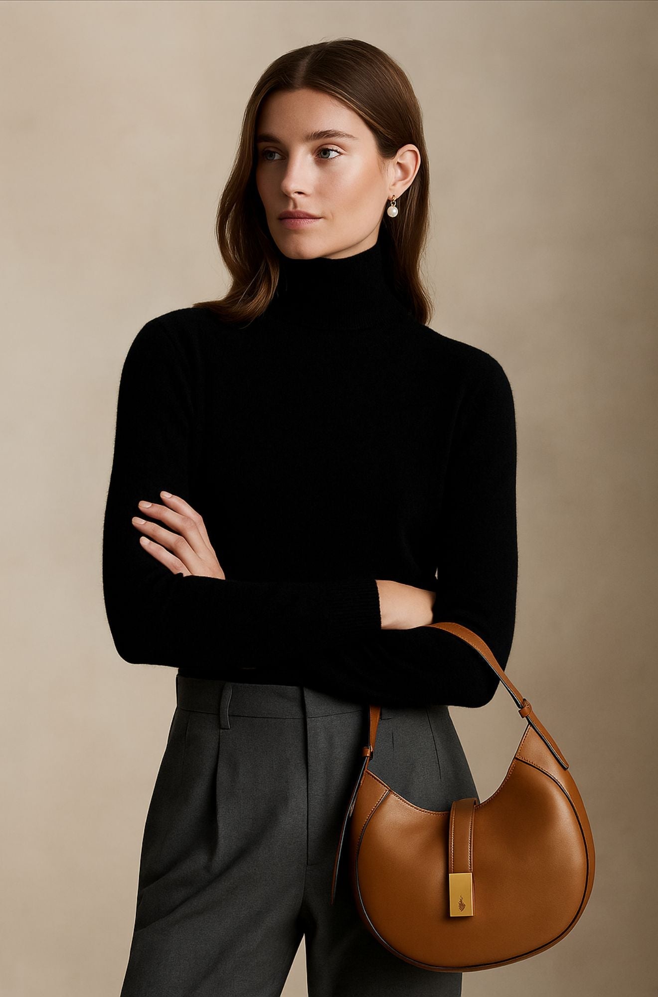 Amara| Cashmere Turtleneck Sweater