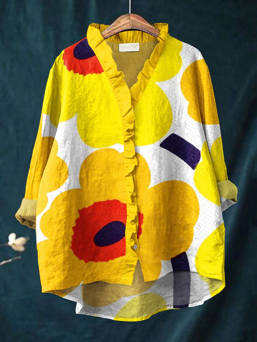 Helena | Ruffled Blouse