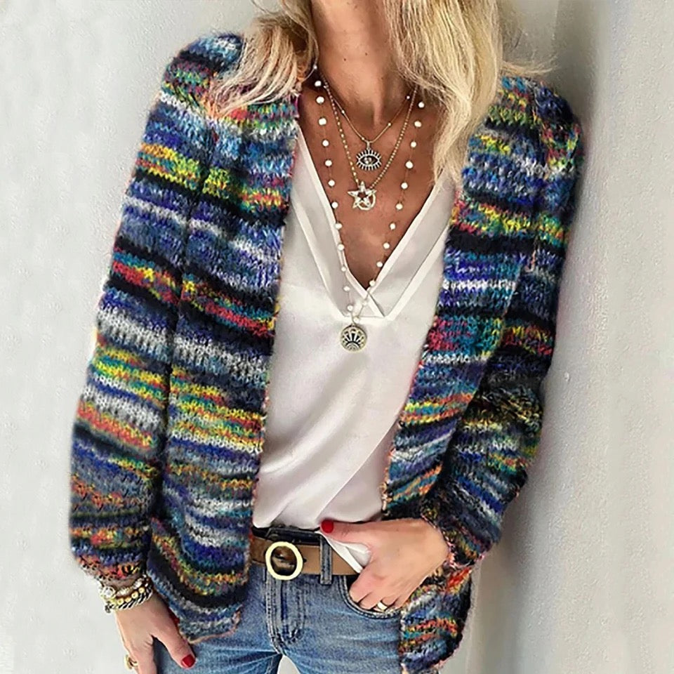 Courtney | Colorful Knitted Cardigan