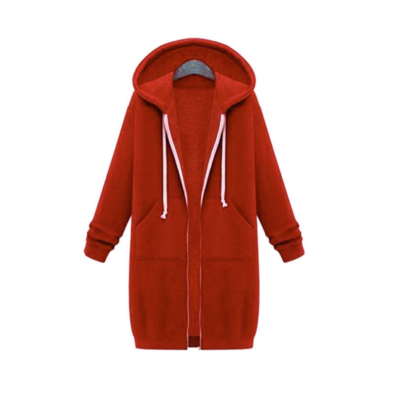 Bonnie - Longline Zip Hoodie