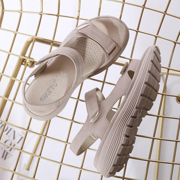 Zara - Platform Velcro Sandals