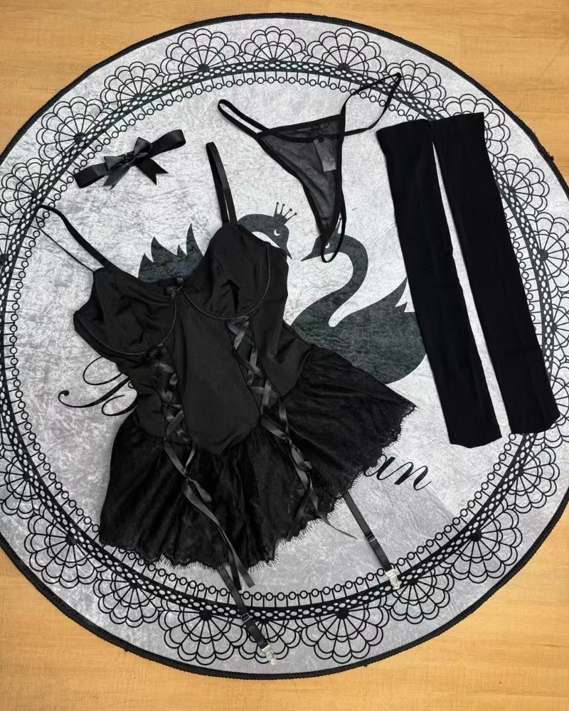 Zara™ | Romantic Lace Trim Bodycon Lingerie